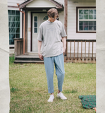 ダブルユーブイプロジェクト(WV PROJECT) Plain (Summer) Cotton Banding Pants Blue CJLP7509