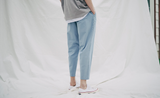 ダブルユーブイプロジェクト(WV PROJECT) Plain (Summer) Cotton Banding Pants Blue CJLP7509