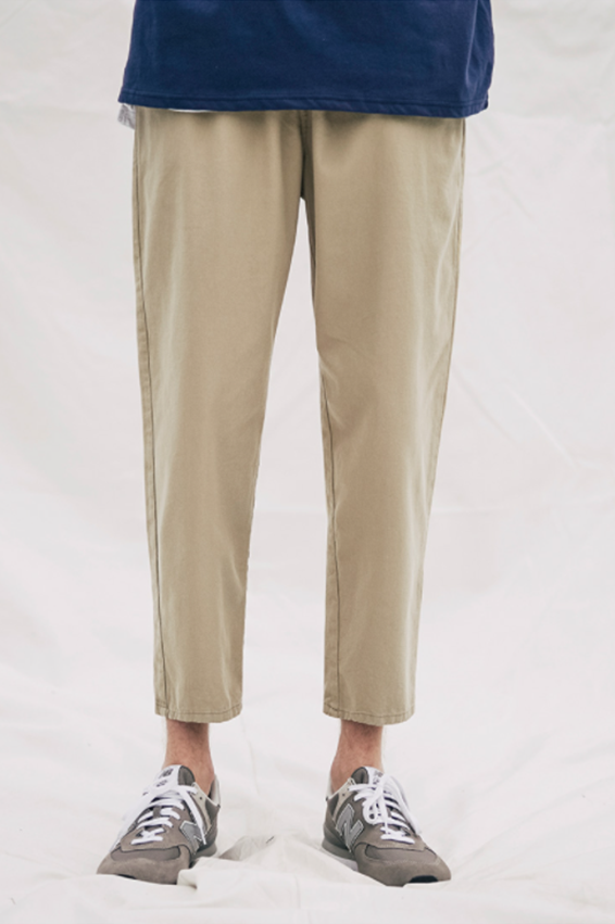 ダブルユーブイプロジェクト(WV PROJECT) Plain (Summer) Cotton Banding Pants Beige CJLP7509