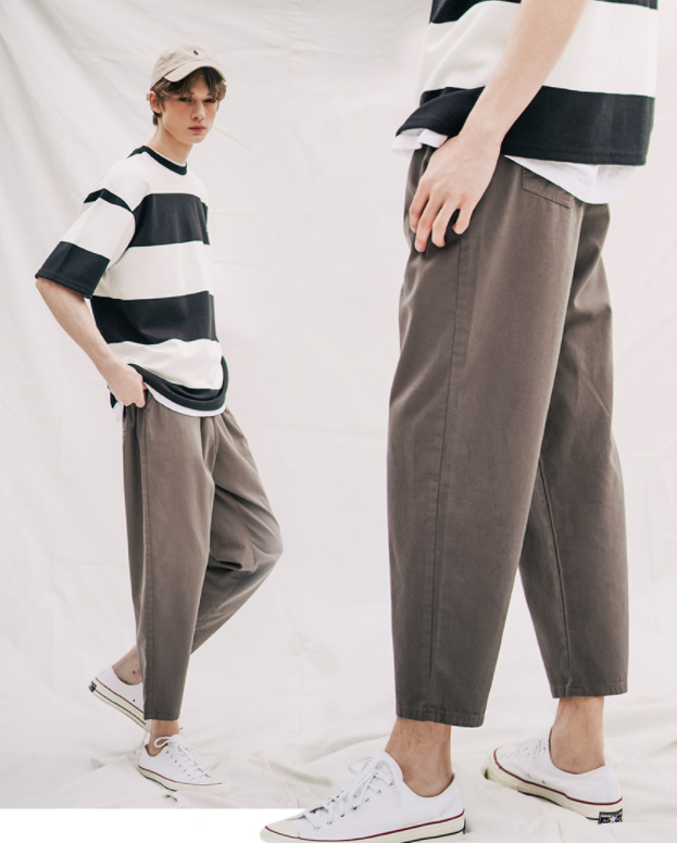 ダブルユーブイプロジェクト(WV PROJECT) Plain (Summer) Cotton Banding Pants Mocha CJLP7509