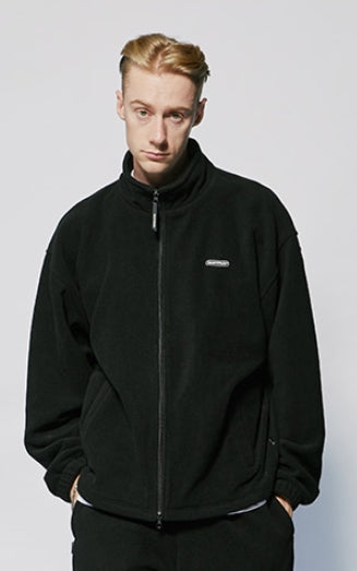 セイントペイン(SAINTPAIN)  SP FLEECE ZIP JACKET-BLACK