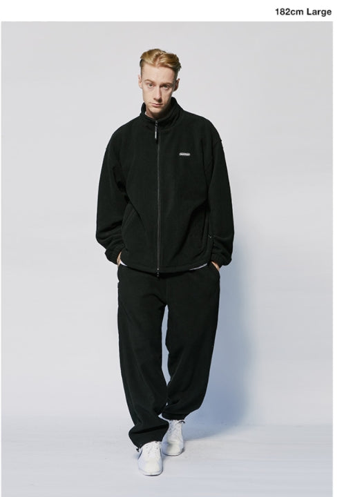 セイントペイン(SAINTPAIN)  SP FLEECE ZIP JACKET-BLACK