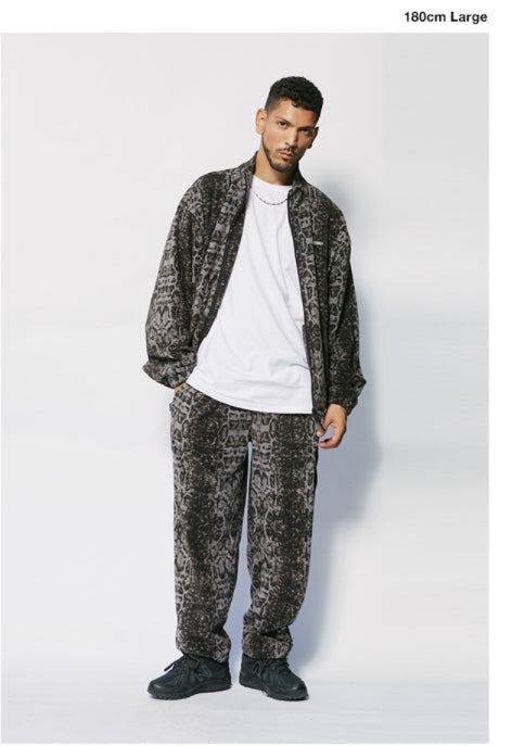 セイントペイン(SAINTPAIN)  SP PHYTON FLEECE ZIP JACKET-CHARCOAL