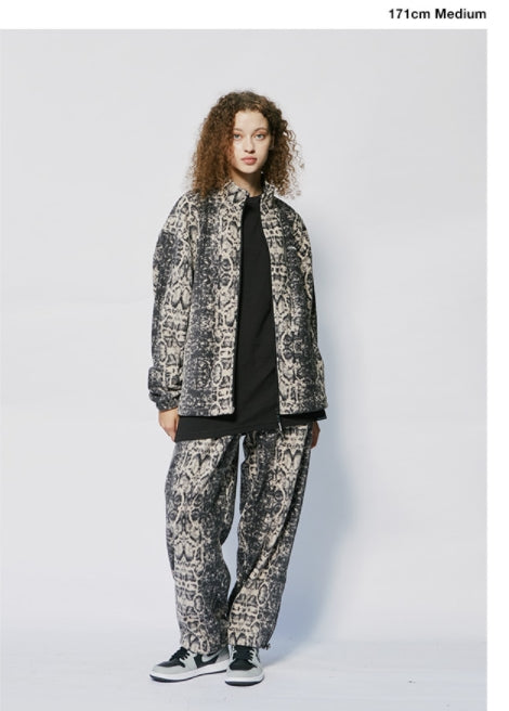 セイントペイン(SAINTPAIN)  SP PHYTON FLEECE ZIP JACKET-BEIGE