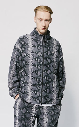 セイントペイン(SAINTPAIN)  SP PHYTON FLEECE ZIP JACKET-GRAY