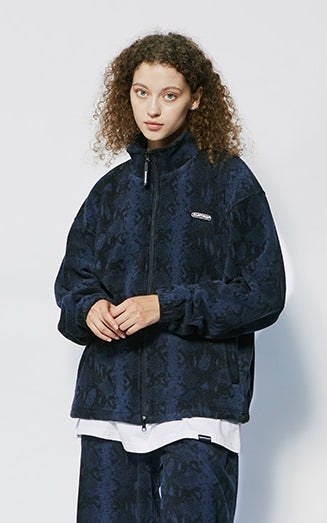 セイントペイン(SAINTPAIN)  SP PHYTON FLEECE ZIP JACKET-BLUE