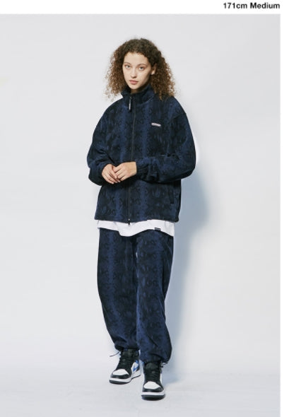 セイントペイン(SAINTPAIN)  SP PHYTON FLEECE ZIP JACKET-BLUE