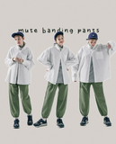 ダブルユーブイプロジェクト(WV PROJECT) Mute Banding Pants Khaki JJLP7531