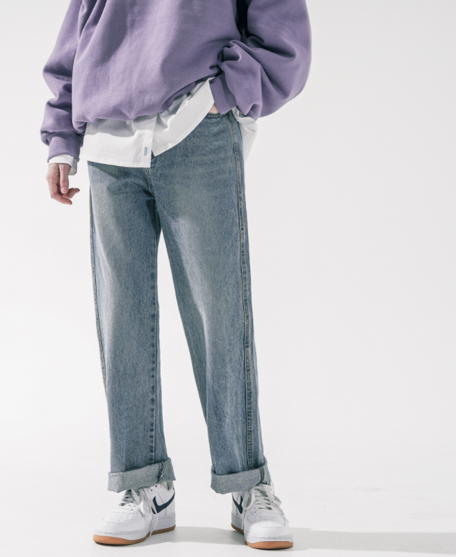 ダブルユーブイプロジェクト(WV PROJECT) Hyphen Denim Pants Blue CJLP7523