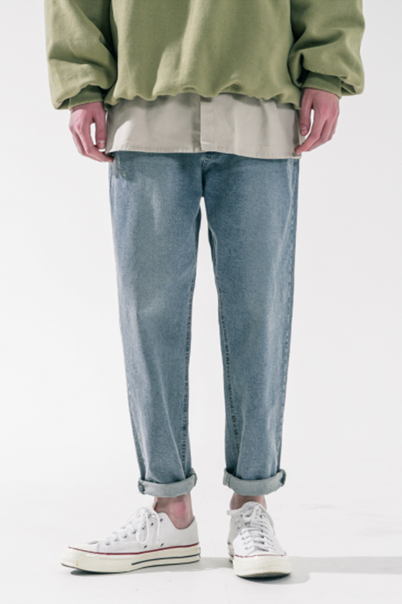 ダブルユーブイプロジェクト(WV PROJECT) Safe Denim Pants Gray Blue CJLP7522