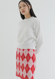 curetty (キュリティー)  C PUFF SLEEVE KNIT TOP_WHITE