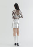 curetty (キュリティー)  C GRAPHIC SEE-THROUGH TOP_WHITE