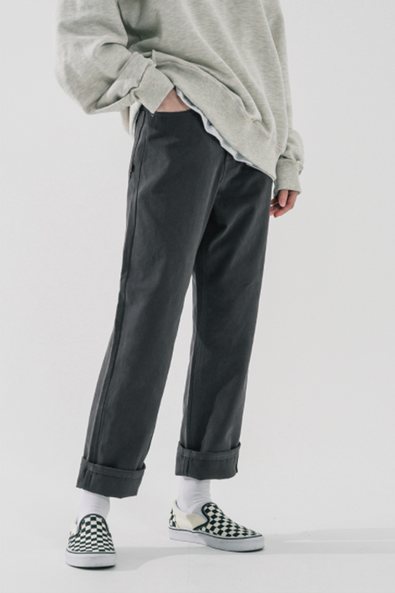 ダブルユーブイプロジェクト(WV PROJECT) Tom Cotton Pants Charcoal MJLP7517