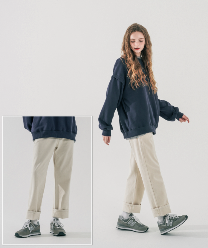 ダブルユーブイプロジェクト(WV PROJECT) Tom Cotton Pants Oatmeal MJLP7517