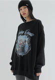 curetty (キュリティー)  C SANTA GRAPHIC SWEATSHIRT_BLACK