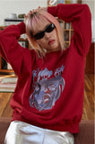 curetty (キュリティー)  C SANTA GRAPHIC SWEATSHIRT_RED
