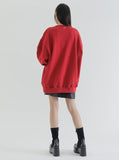 curetty (キュリティー)  C SANTA GRAPHIC SWEATSHIRT_RED
