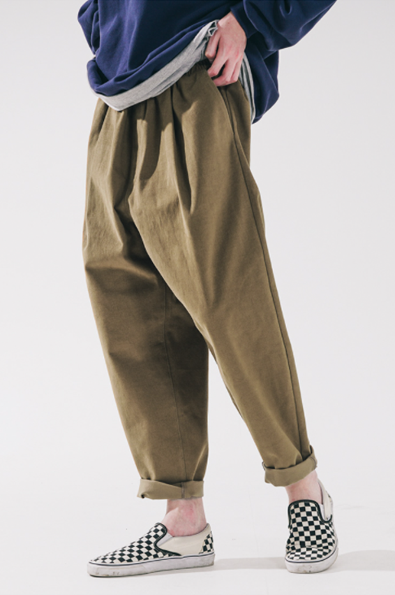 ダブルユーブイプロジェクト(WV PROJECT) Winter Cotton Banding Pants Deep Beige CJLP7527