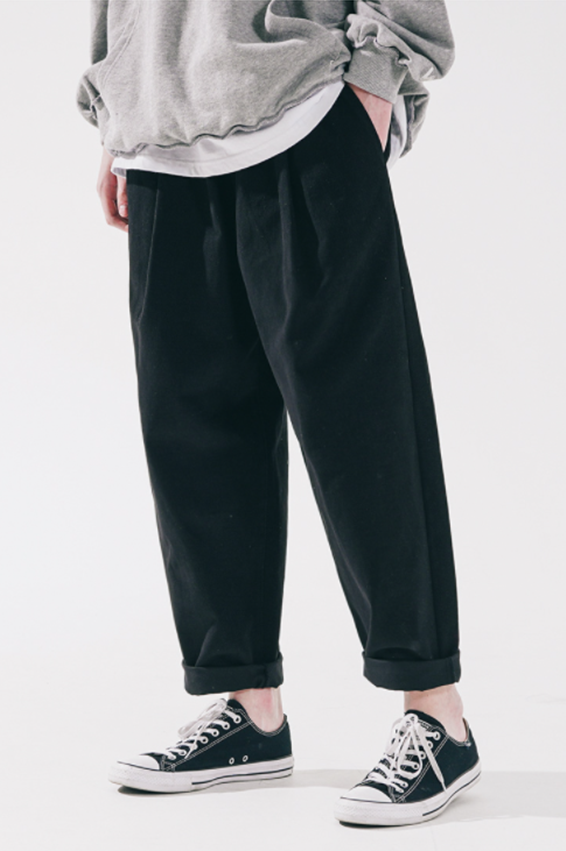 ダブルユーブイプロジェクト(WV PROJECT) Winter Cotton Banding Pants Black CJLP7527