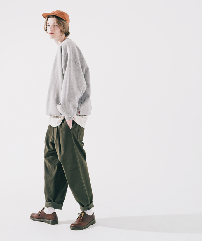 ダブルユーブイプロジェクト(WV PROJECT) Winter Cotton Banding Pants Khaki CJLP7527