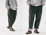 ダブルユーブイプロジェクト(WV PROJECT) Winter Cotton Banding Pants Khaki CJLP7527