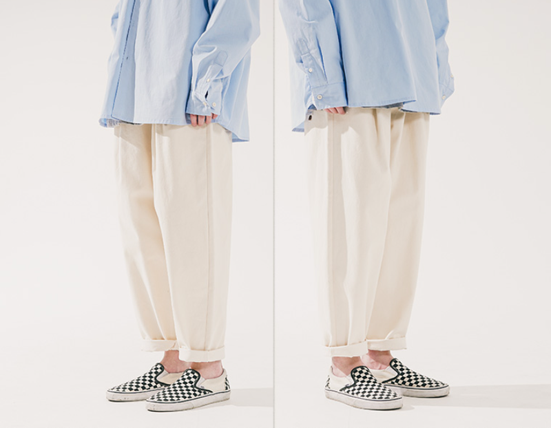 ダブルユーブイプロジェクト(WV PROJECT) Winter Cotton Banding Pants Cream CJLP7527