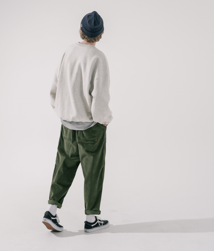 ダブルユーブイプロジェクト(WV PROJECT) Churros Corduroy Banding Pants Khaki CJLP7423