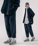 ダブルユーブイプロジェクト(WV PROJECT) Churros Corduroy Banding Pants Navy CJLP7423