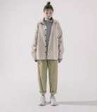 ダブルユーブイプロジェクト(WV PROJECT) Churros Corduroy Banding Pants Beige CJLP7423