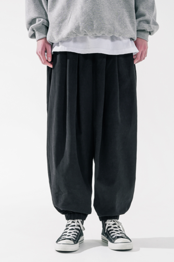 ダブルユーブイプロジェクト(WV PROJECT) Low-key F/W Banding Jogger Pants Black JJLP7529