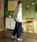 ダブルユーブイプロジェクト(WV PROJECT) Lesotho Corduroy Jogger Pants Navy JJLP7526