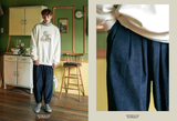 ダブルユーブイプロジェクト(WV PROJECT) Lesotho Corduroy Jogger Pants Navy JJLP7526