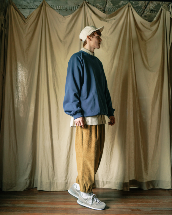ダブルユーブイプロジェクト(WV PROJECT) Lesotho Corduroy Jogger Pants Deep Beige JJLP7526