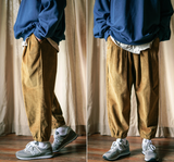 ダブルユーブイプロジェクト(WV PROJECT) Lesotho Corduroy Jogger Pants Deep Beige JJLP7526