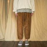 ダブルユーブイプロジェクト(WV PROJECT) Lesotho Corduroy Jogger Pants Deep Beige JJLP7526