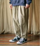 ダブルユーブイプロジェクト(WV PROJECT) Lesotho Corduroy Jogger Pants Beige JJLP7526