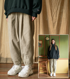 ダブルユーブイプロジェクト(WV PROJECT) Lesotho Corduroy Jogger Pants Beige JJLP7526
