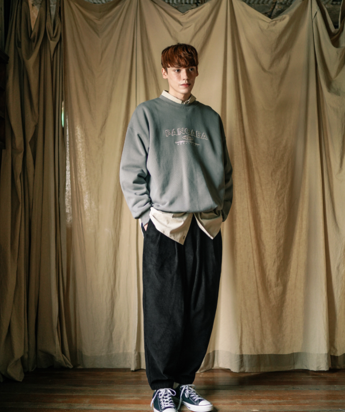 ダブルユーブイプロジェクト(WV PROJECT) Lesotho Corduroy Jogger Pants Black JJLP7526