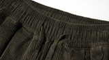 ダブルユーブイプロジェクト(WV PROJECT) Lesotho Corduroy Jogger Pants Khaki Brown JJLP7526