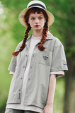 ダブルユーブイプロジェクト(WV PROJECT) Ann Square Short Sleeve Shirt Light Khaki JISS7488