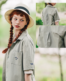 ダブルユーブイプロジェクト(WV PROJECT) Ann Square Short Sleeve Shirt Light Khaki JISS7488