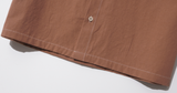 ダブルユーブイプロジェクト(WV PROJECT) Ann Square Short Sleeve Shirt Red Brown JISS7488