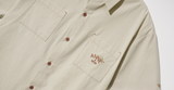 ダブルユーブイプロジェクト(WV PROJECT) Ann Square Short Sleeve Shirt Beige JISS7488