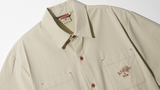 ダブルユーブイプロジェクト(WV PROJECT) Ann Square Short Sleeve Shirt Beige JISS7488