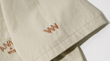 ダブルユーブイプロジェクト(WV PROJECT) Ann Square Short Sleeve Shirt Beige JISS7488