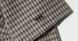 ダブルユーブイプロジェクト(WV PROJECT) And Life Checkered Short-sleeved shirt Brown MJSS7486