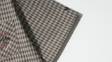 ダブルユーブイプロジェクト(WV PROJECT) And Life Checkered Short-sleeved shirt Brown MJSS7486