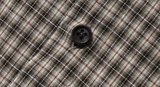 ダブルユーブイプロジェクト(WV PROJECT) And Life Checkered Short-sleeved shirt Brown MJSS7486