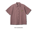 ダブルユーブイプロジェクト(WV PROJECT) And Life Check Short Sleeve Shirt Burgundy MJSS7486