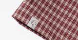 ダブルユーブイプロジェクト(WV PROJECT) And Life Check Short Sleeve Shirt Burgundy MJSS7486